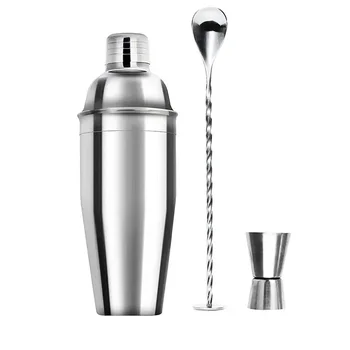 3/6pcs Cocktail Shaker Stainless Steel Bartending Tools Margarita Mixer Drink Shaker…