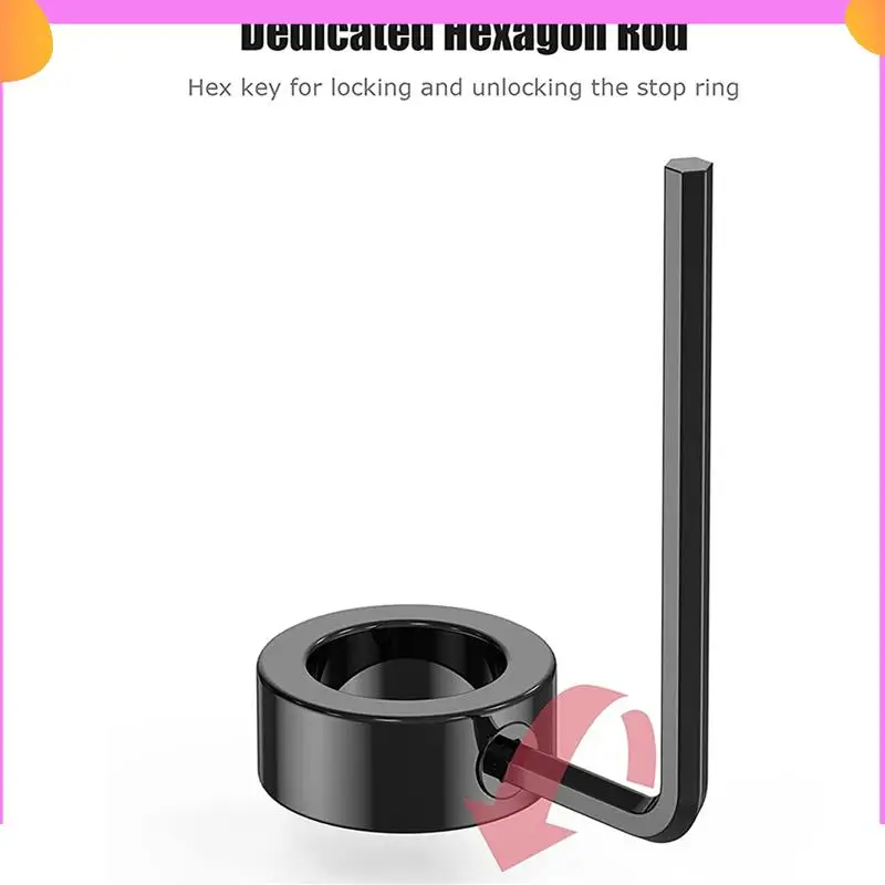 

A23P Drill Stop Bit Collar Set, 36PCS Adjustable Drill Depth Stop Collar Limit Ring With Carbon Steel Set For Drill Bits