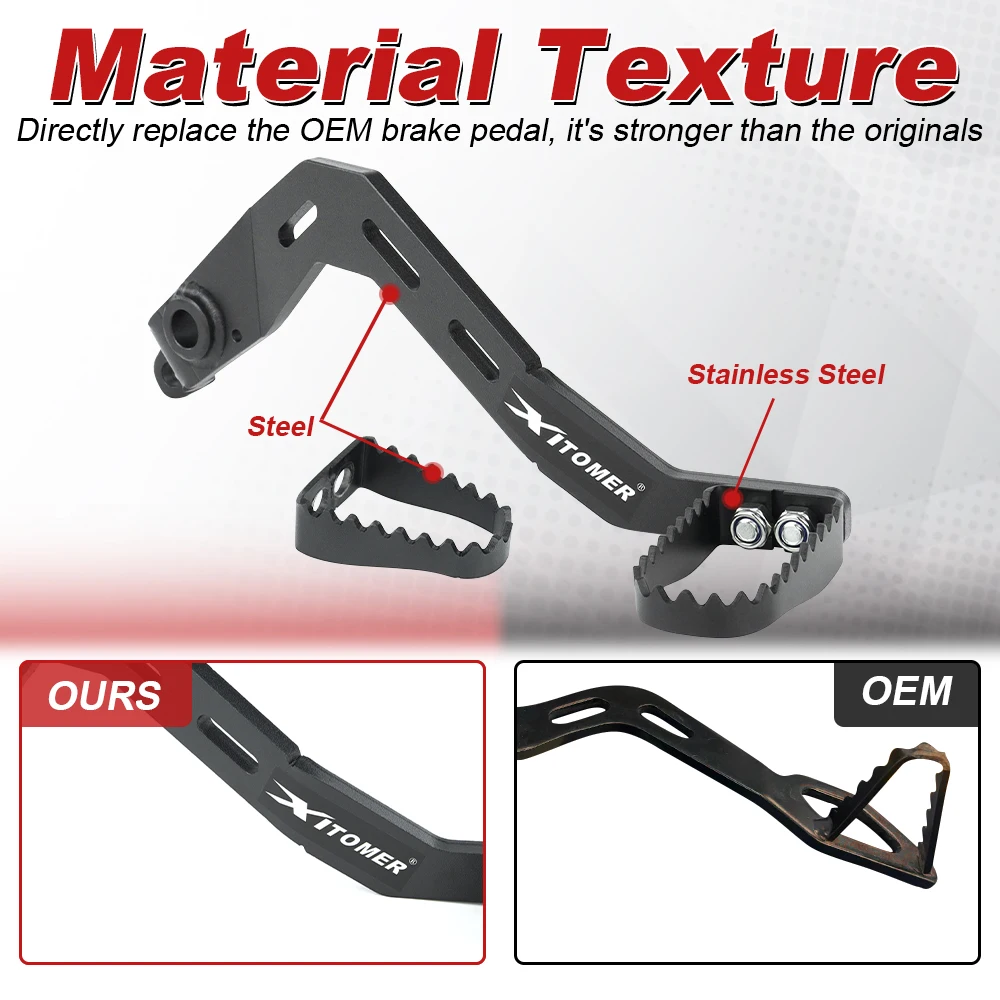 Motorcycle Gear Shifter Shift Lever Brake Pedal For Triumph Tiger 800 /XC/XCA/XCX/XR/XRT/XRX Tiger 900 /GT/Rally/Pro 2019-2023 - view 2