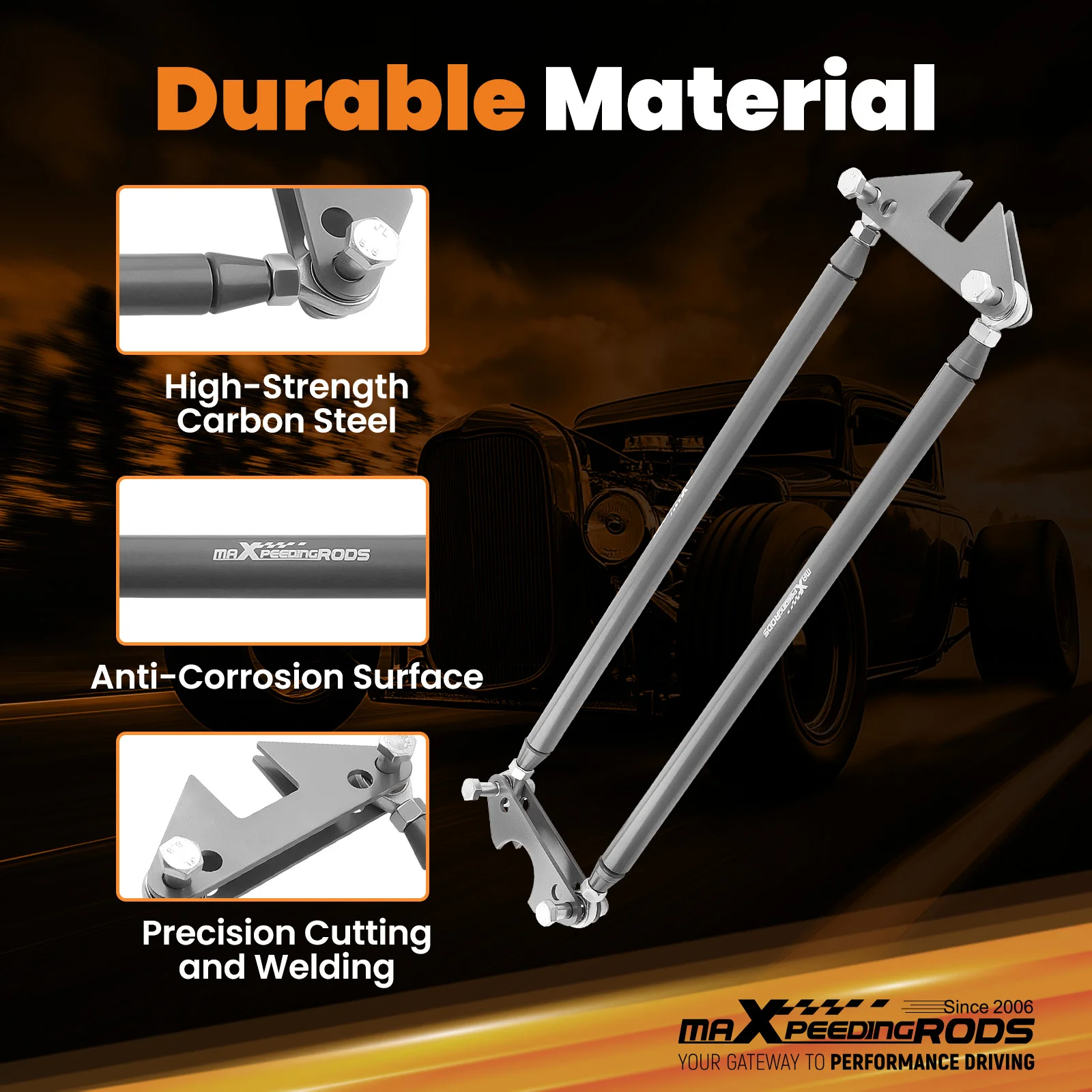 Weld-On Parallel 4 Link Suspension Kit 24\