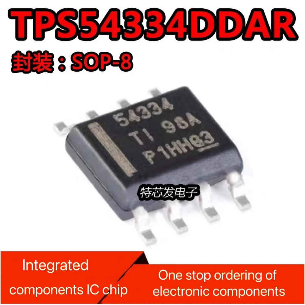 New imported 54334 TPS54334 TPS54334DDAR patch SOP8 voltage reducing IC quality assurance direct shot