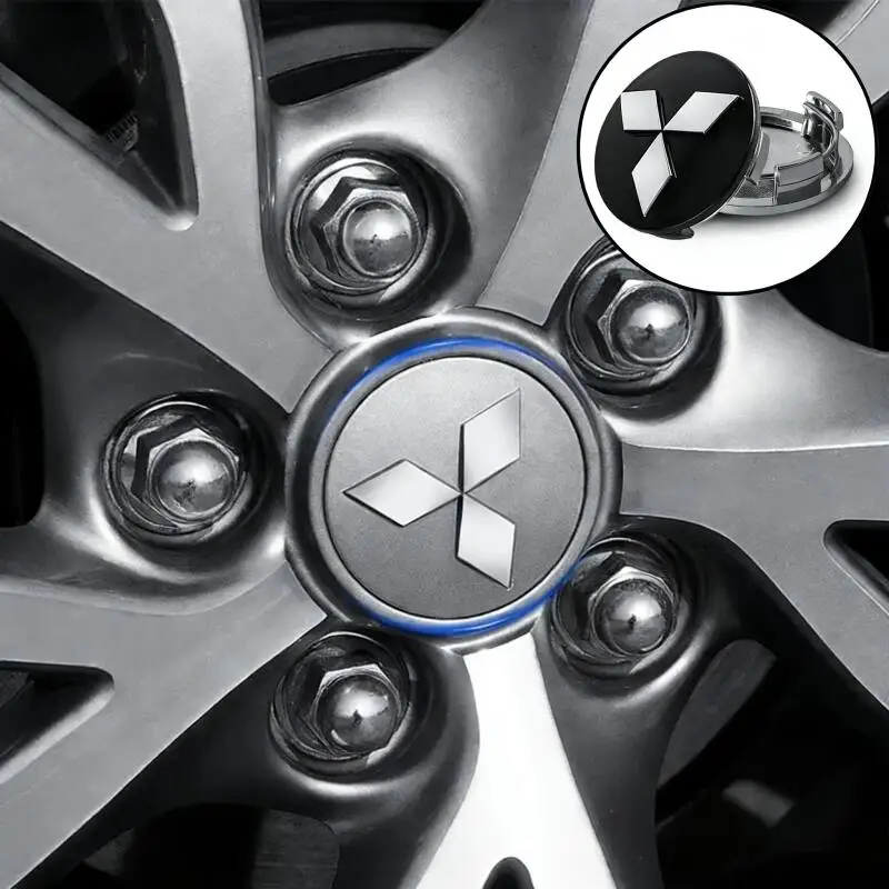 

Наклейки-эмблемы на центральные колпачки колес (4 шт., 60 мм) для стайлинга авто: Mitsubishi ASX, Lancer 10, Pajero, Outlander