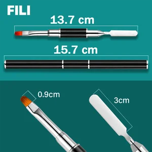 FİLİPİNLER-Çivi Sanat Aracı Set Üstü Form, Kit, Fırça tırnak Hızlı Yapı Kalıbı, Çift Formlar Tırnak Uzatma Sistemi, Tırnak Kalemi, Klips Jeli, Jel 8 en çok satan, tırnak jelini sıkıştırın) - no. 4