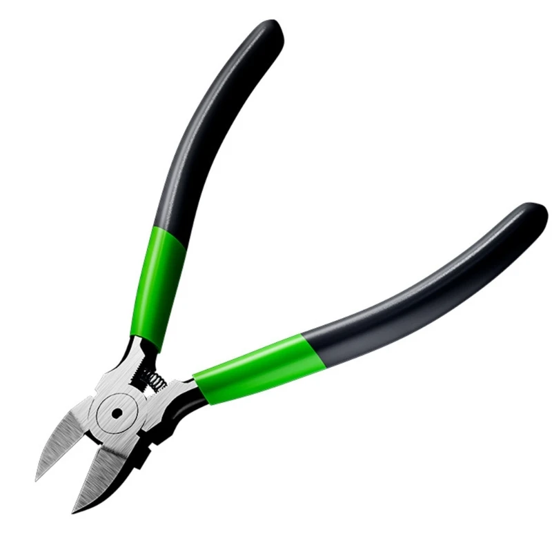  High Carbon Steel Spring Return Wire Cutters Shears Featuring Double Edged Blade for Reduced Fatigue Professional Cutting