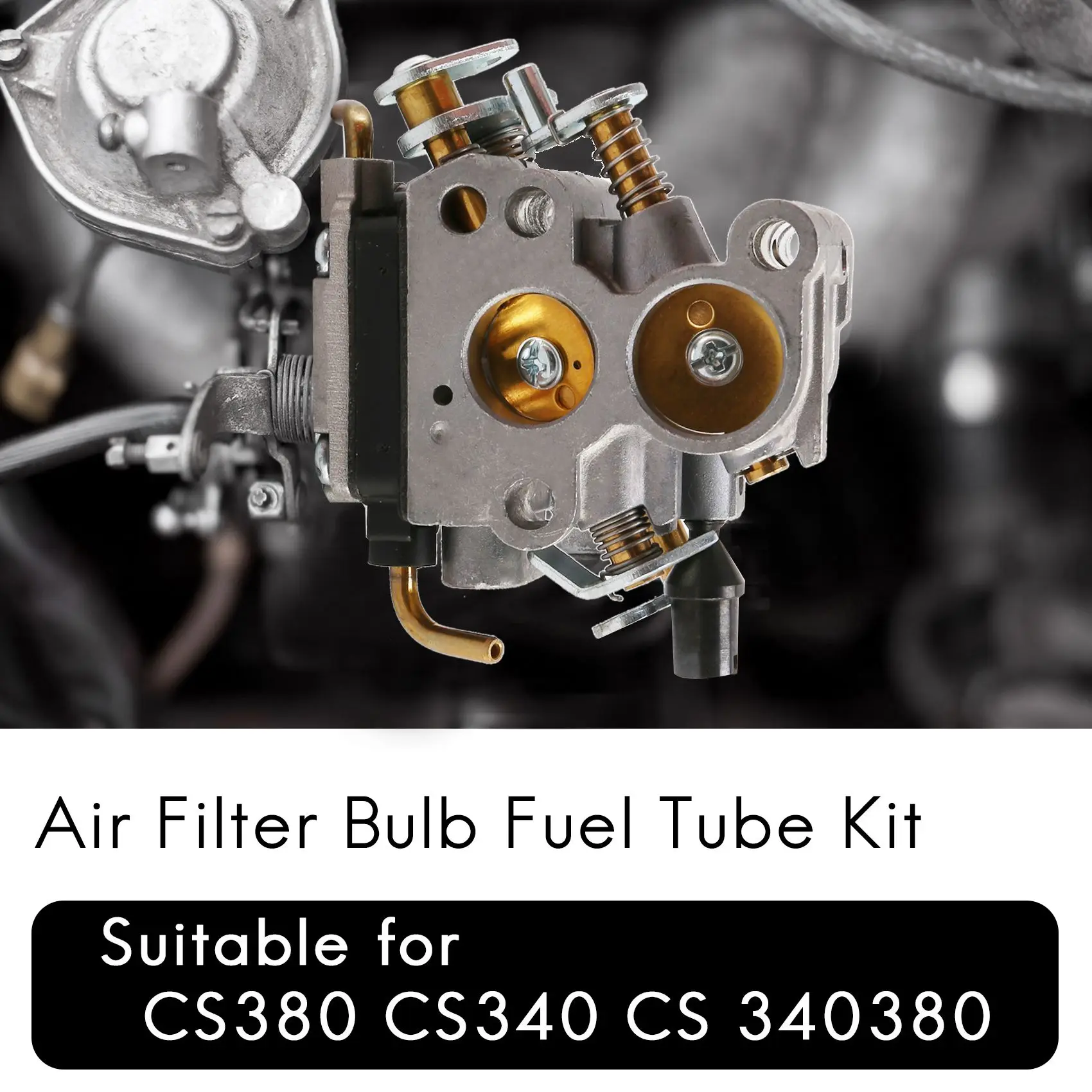 

Карбюратор, воздушный фильтр, лампа, комплект топливной трубки для McCulloch CS380 CS340 CS 340 380, запасные части для бензопилы, редкие