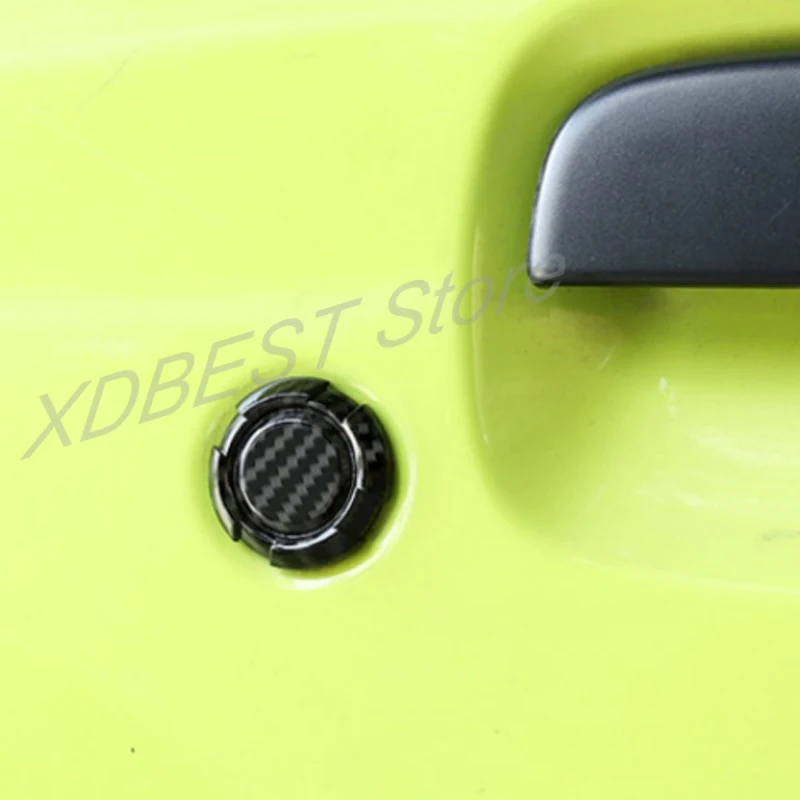 2pcs Magnetic Car Side Door Key Hole Decoration Cover Trim ABS Door Key Lock Caps For Suzuki Jimny JB74 JB64 2019 2020 2021 2023