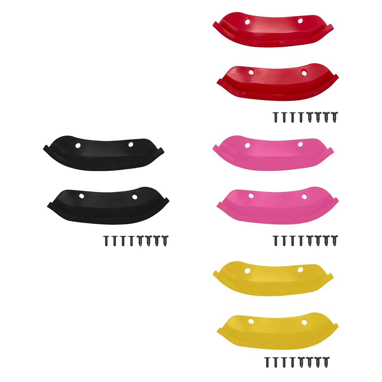 

2x передний бампер, спойлер, сплиттер, внешнее украшение для автомобильных аксессуаров 2015-2021, защитная крышка