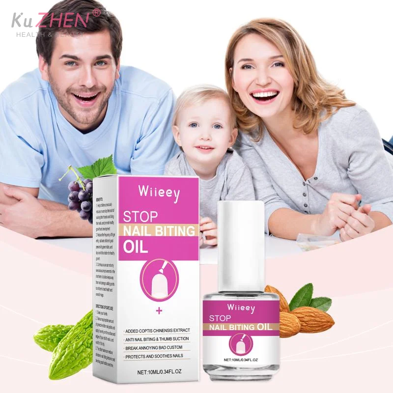 10ml 1Bottole Bitter Nail Water Kids Anti-Biting Nail Polish Liquid Natural Plant Extracts Nail Care Tool for Newborns Kid Teens