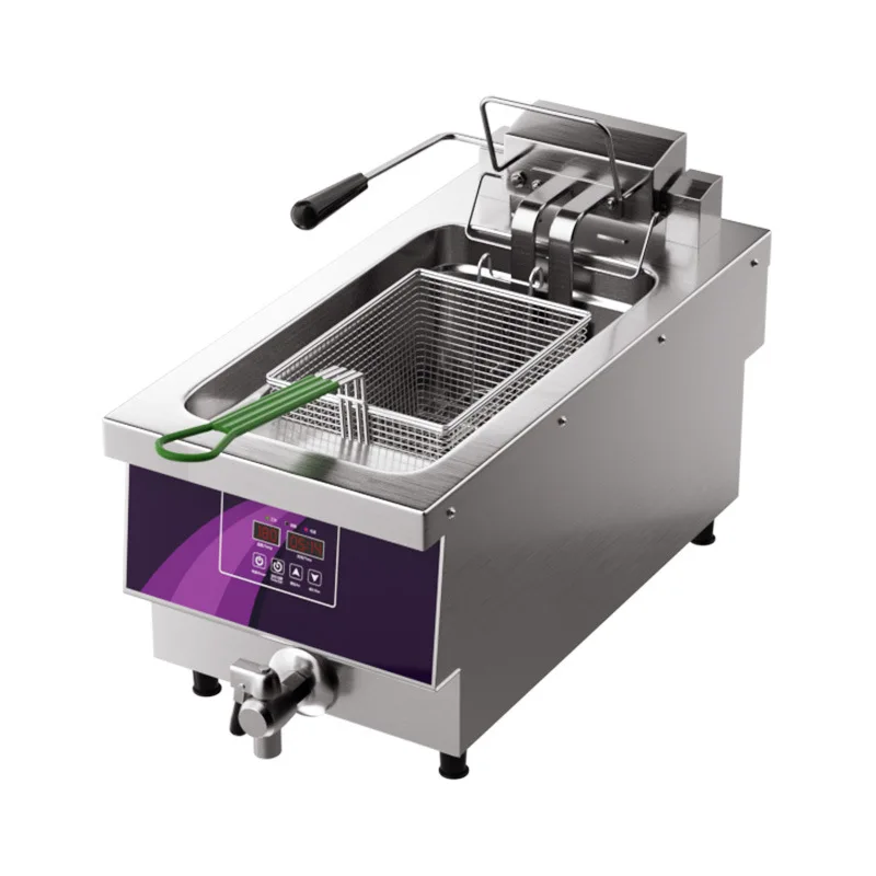 Tuoqi electric fryer commercial fried chicken shop chicken large capacity fryer skewer,, intellige