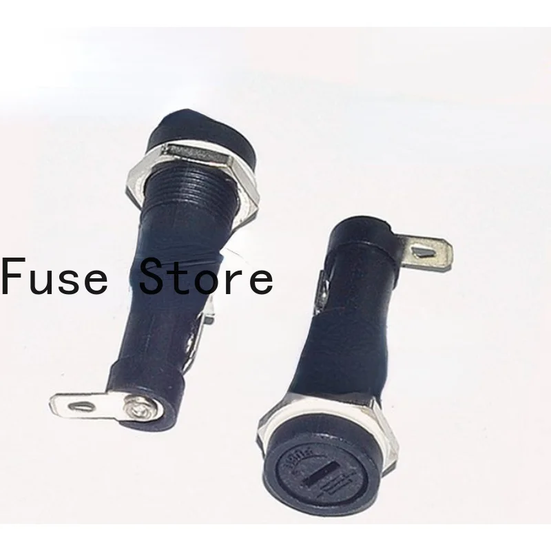 2PCS R3-9 6 * 30/32mm Imported Screw-type Fuse Holder  Box Glass  15A 250V