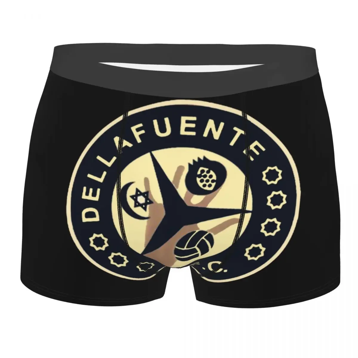 Novelty Dellafuente Boxers Shorts Panties Men's Underpants Stretch Spanish Rock Rapper Briefs Underwear