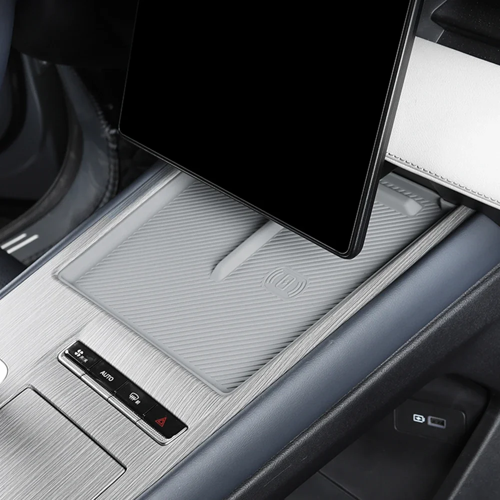 

For 2024 Geely Starray Boyue L Atlas FX11 Wireless Charging Panel Silicone Pad Car Modification Dust Water Anti-skid Products