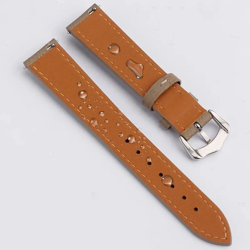 Per Cartier Tank SOLO London Clé de Cinturino in pelle di vacchetta cinturino a sgancio rapido nero marrone bianco grigio uomo donna14 16 18 20mm