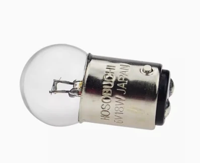 Hosobuchi OP2114 6V18W BA15D Halogen Lamp Durometer Bulb Light Microscope Double Contact Bulb