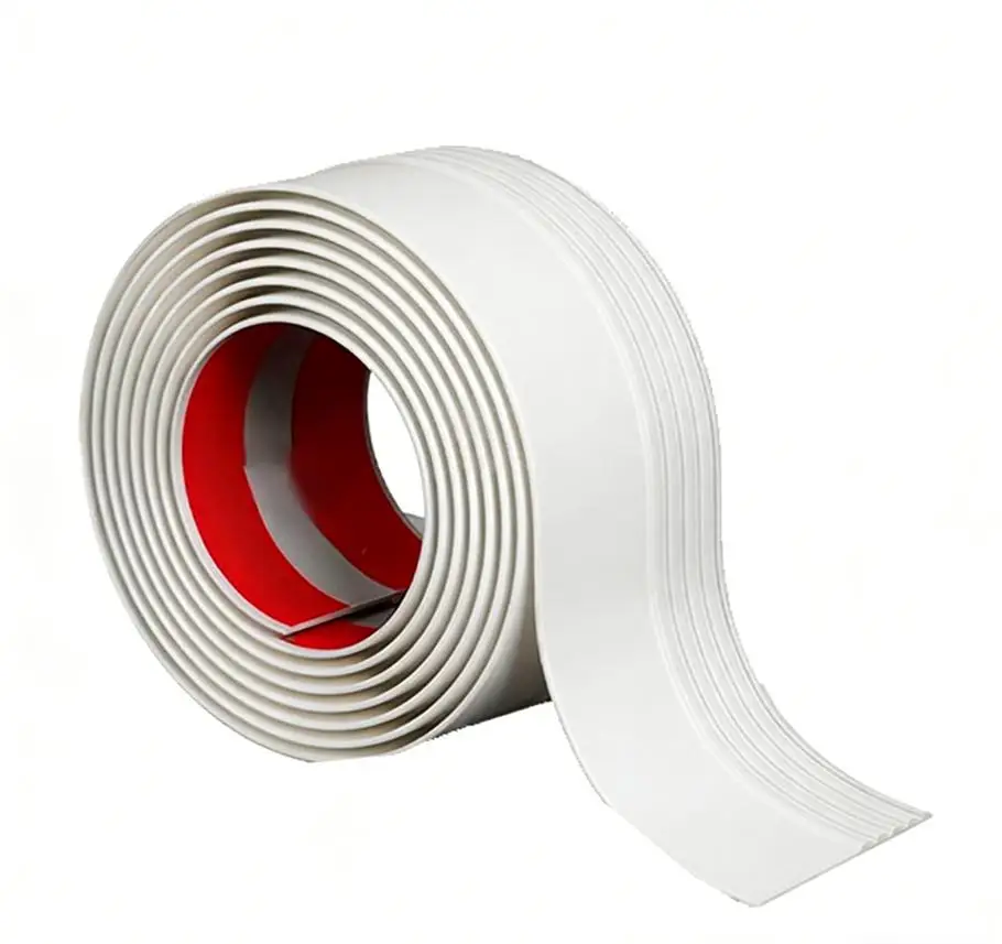 Fotografia 3: Faixa de Transição em PVC Cinza 5cm de Largura 1,5m de Comprimento para Cobertura de Vãos entre Pisos Laminados, Carpetes, Vinil e Bordas de Madeira