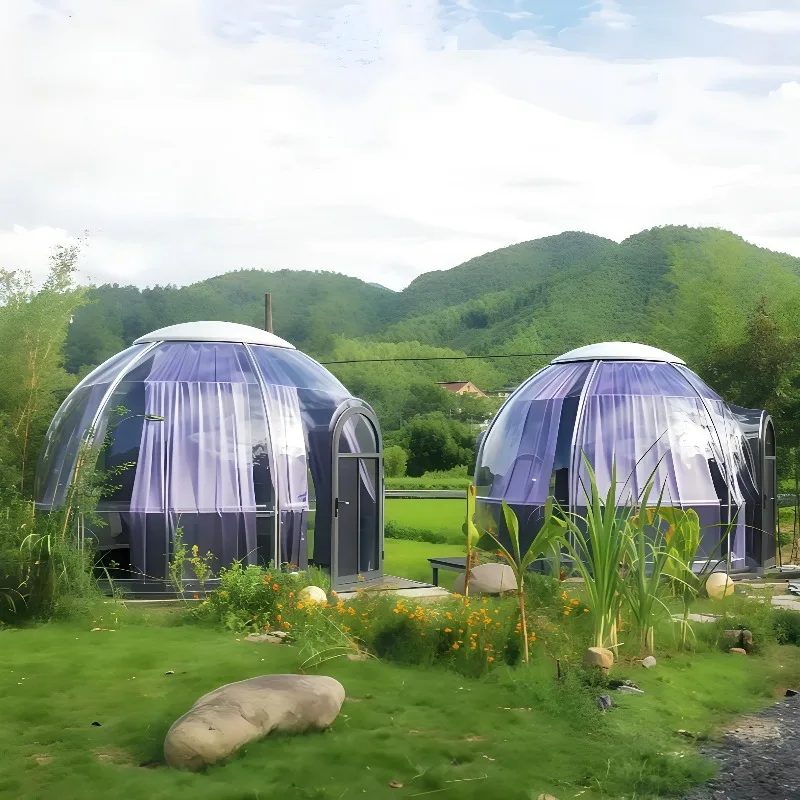 

Transparent Inflatable Bubble Tent Dome House for Outdoor Glamping Resort Camping Hotel Backyard Use