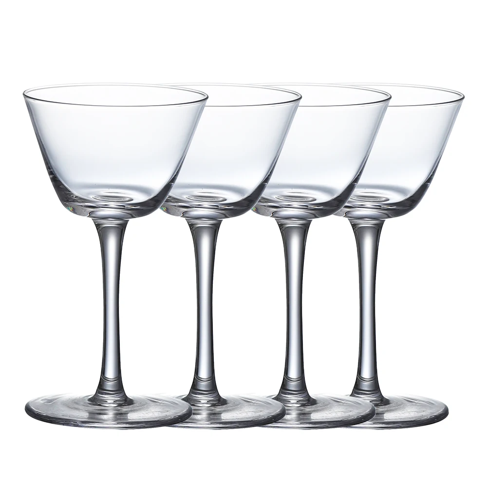 4PCS 120ml Cocktail Glasses Goblet Martini Glass Set of 4