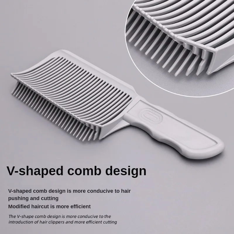 Barber Hair Cutting Positioning Comb Gradual Combs Clipper Blending Flat Top Hair Comb Men\'s Hair Comb Salon Styling Tools