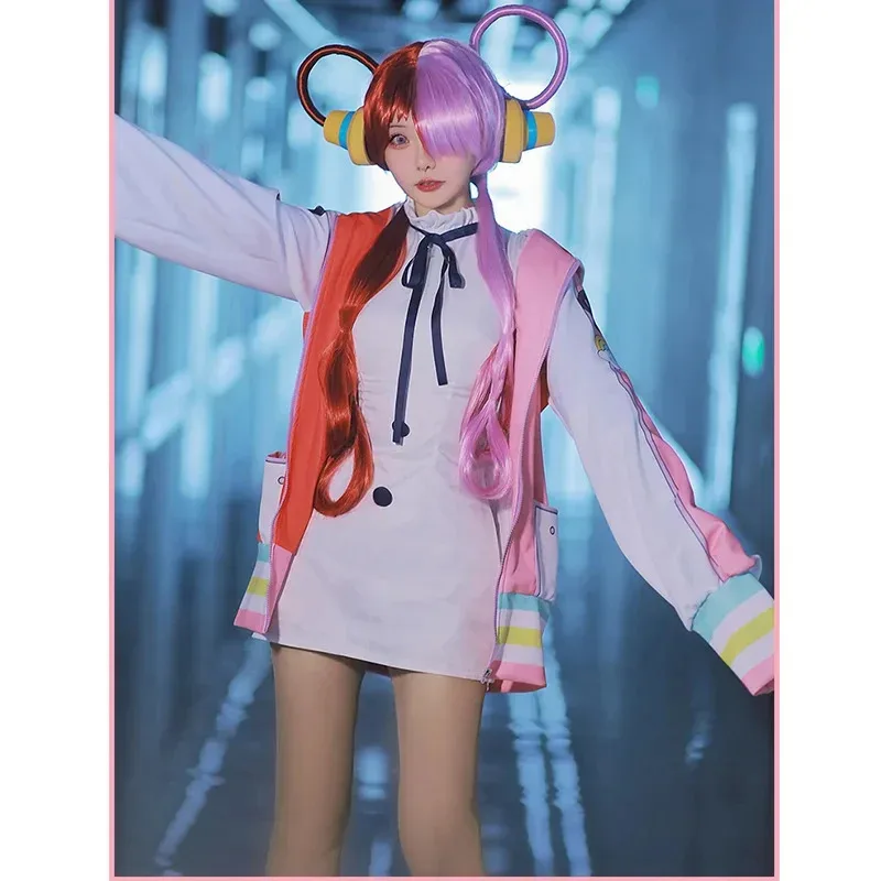 

COSda@Bear's Den Anime Halloween costume UTA Cosplay Clothes Theatre Version Movie Shanks Red Daughter Of Accessories Cost New 2