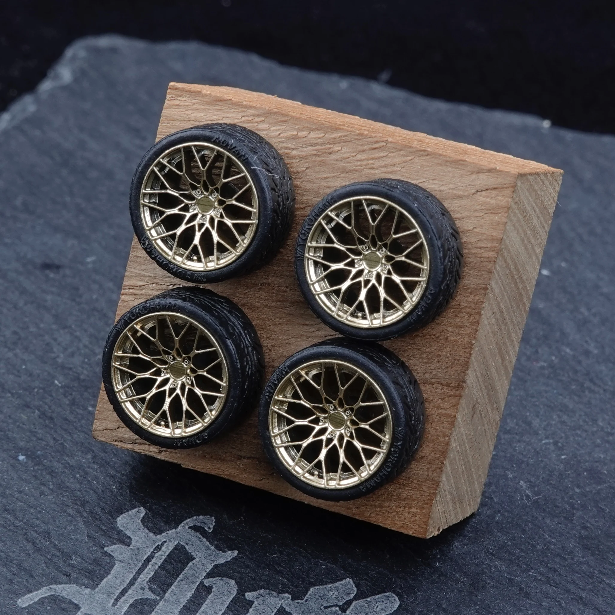 PuffStudio_1/64 مقياس محور العجلة-8.5/8.8 مللي متر المكونات في المحور مناسبة لملحقات تعديل نموذج السيارة 1/64