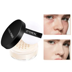 Whitening Girl Face Powder with Oil Control Loose Powder for Makeup Powder Color Waterproof Facial Powder Make Up Accessories