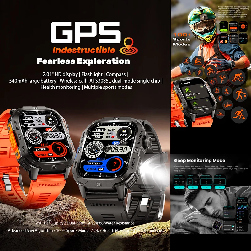 2026 New Men Smart Watch GPS S - Outdoor Lighting Ip Rating 评论和价格