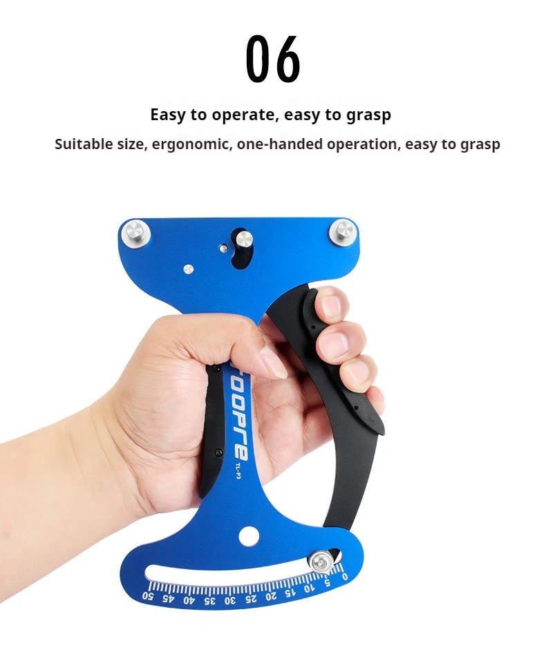 TOOPRE Mountainbike Speichen Spannung Gauge Berg Rad Set Ring Elastische Messgerät Schräg Schaukel Korrektur Werkzeug – Detail 12