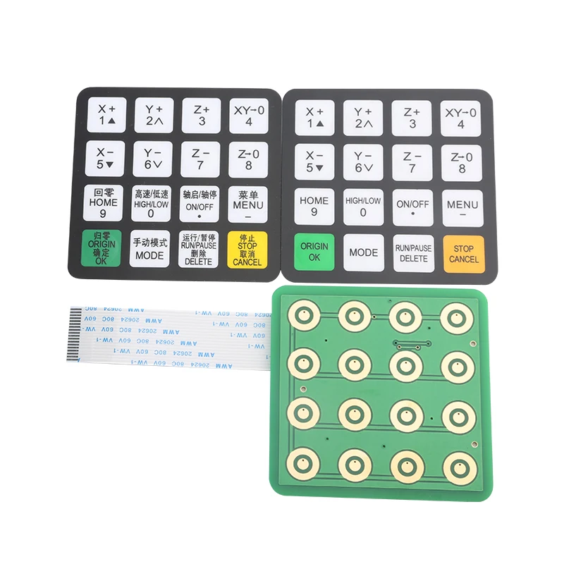 Richauto 0501 A11 A18 DSP Handle Button Film Button Shell And Display CNC Woodworking Engraving Controller Parts