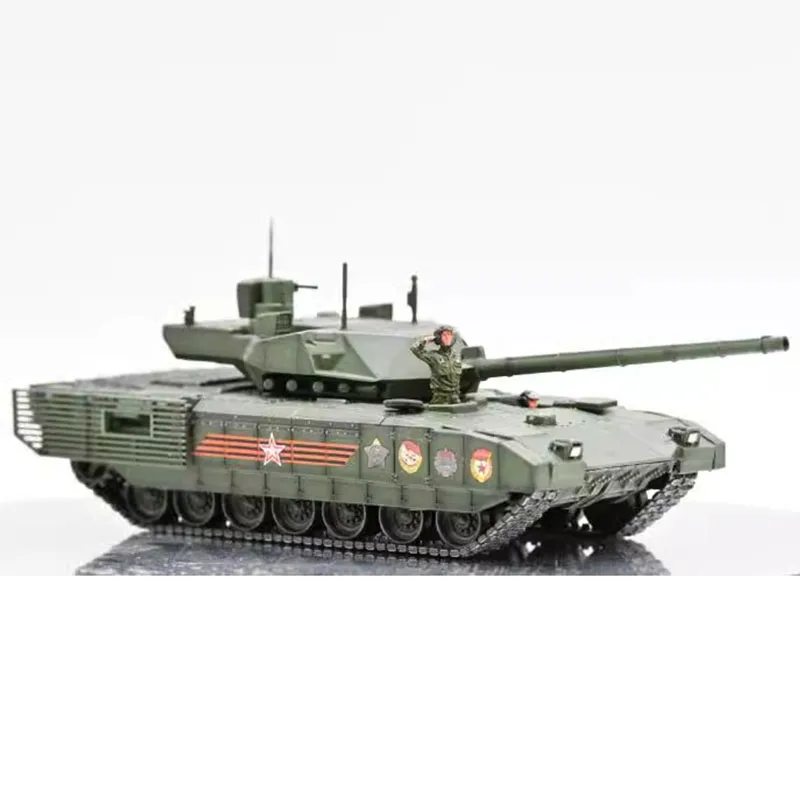 1/72 Scale Diecast Russian T-14 Amata Main Battle Tank Red Field Parade Finished Model Tank Model Collection Display Toys Gift