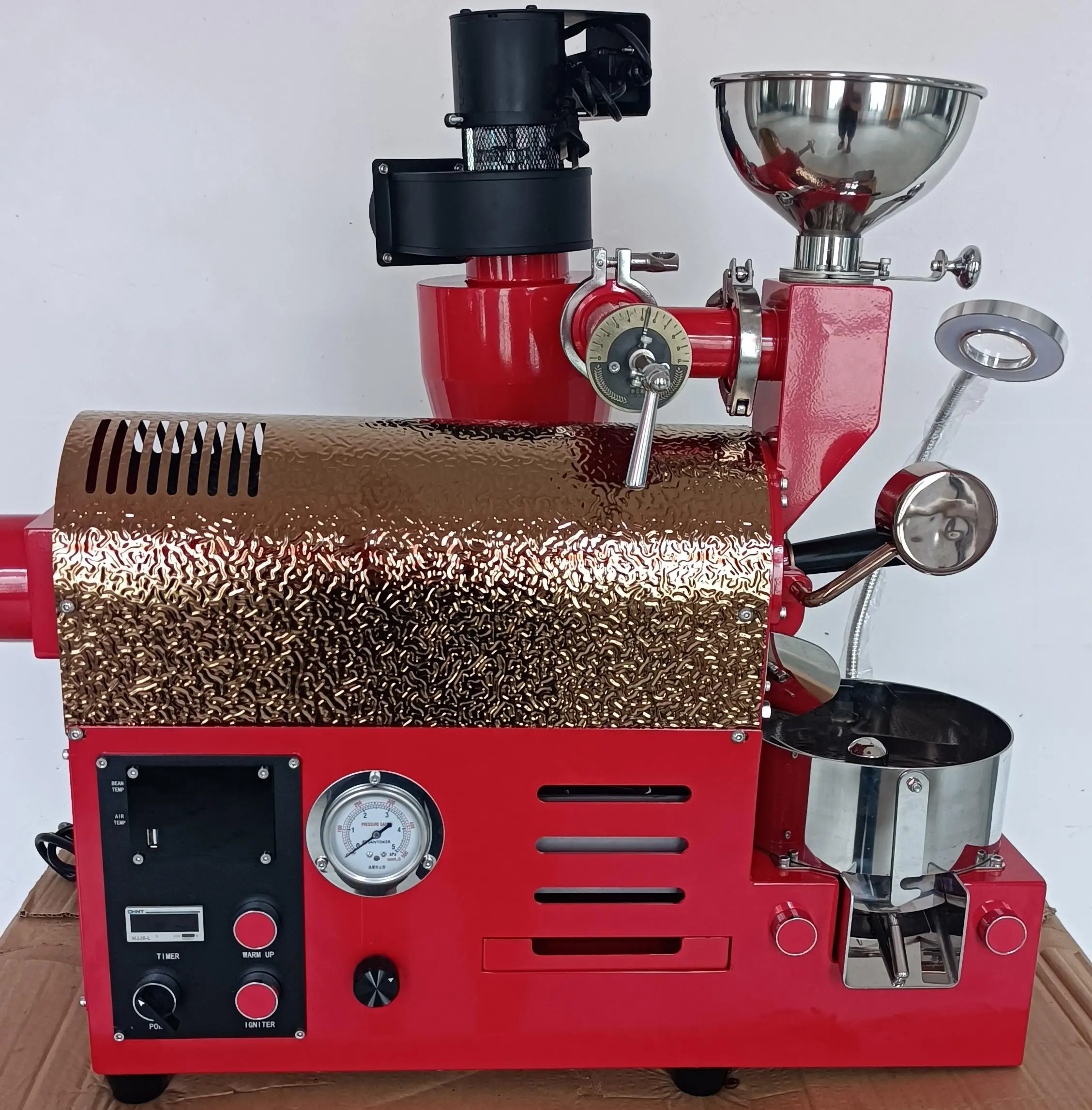 مصنع توريد المنزلية 200 جرام 300 جرام 500 جرام طبل محمصة قهوة الكهربائية المنزل آلة تحميص القهوة