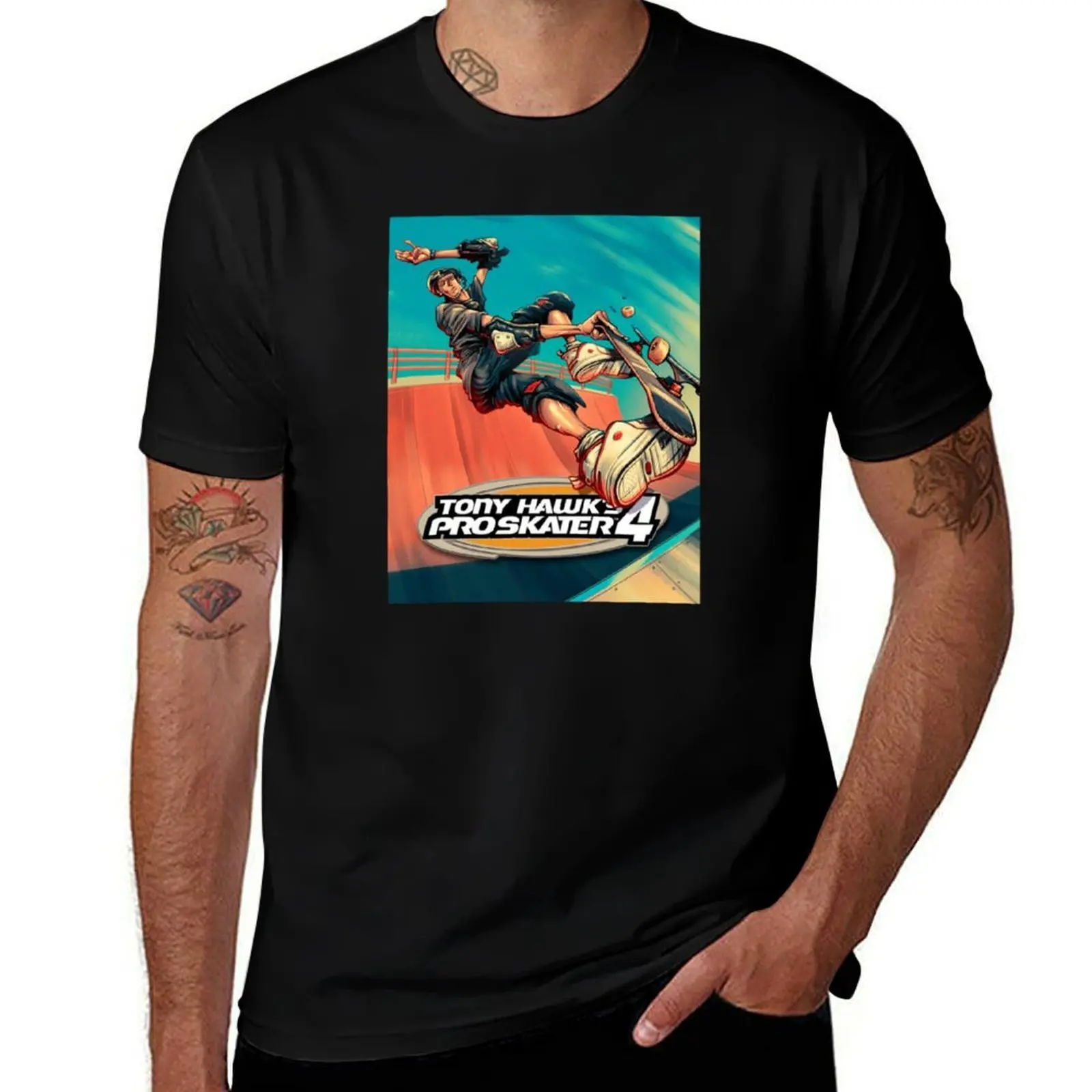 

TONY HAWK T-Shirt Quick Dry Training Short Sleeve Tee