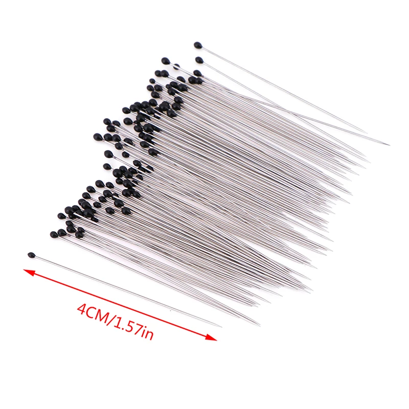 100 PCS Nsect Pins ago per campioni in acciaio inossidabile con scatola di plastica per laboratorio scolastico entomologia ago per insetti dissezione del corpo