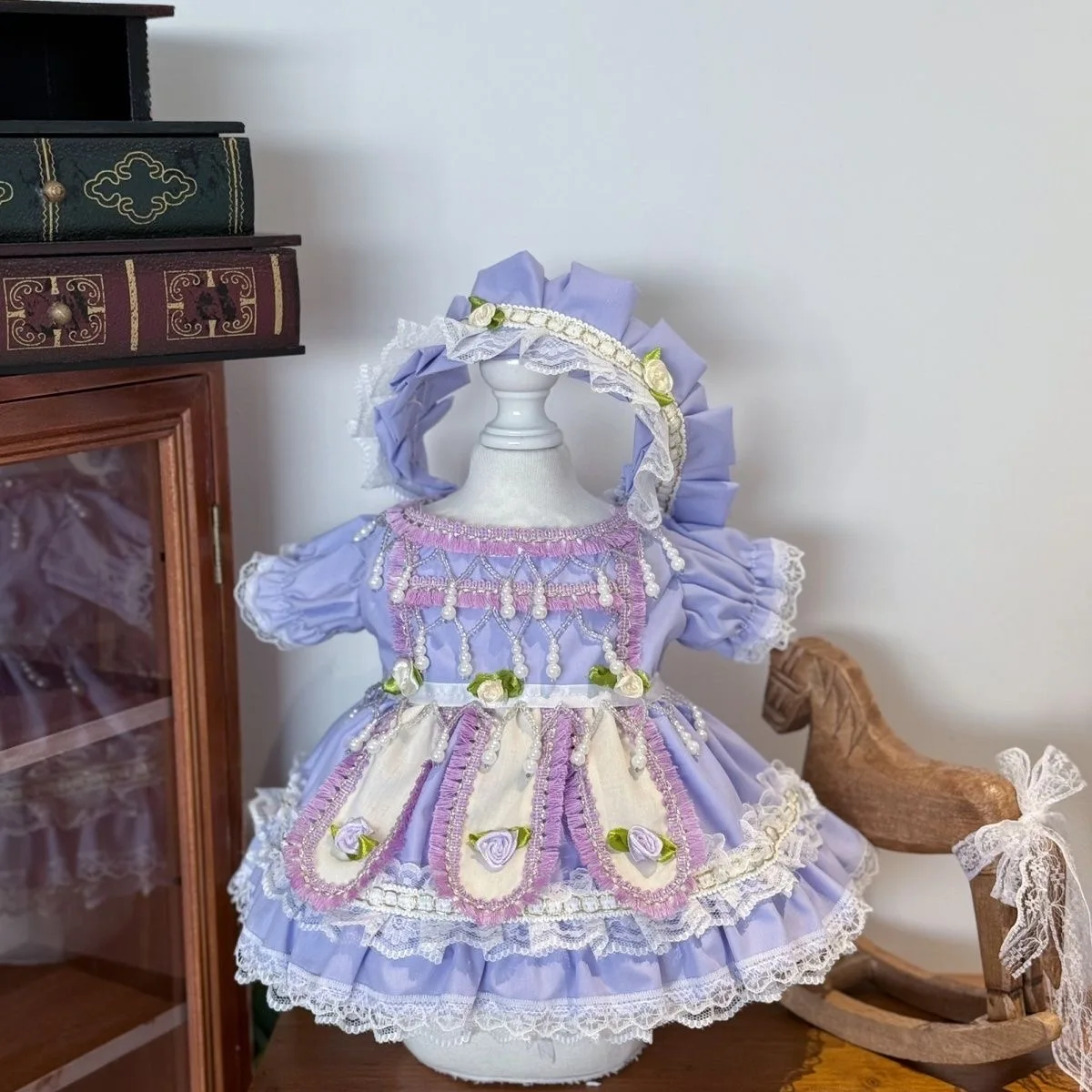 

10 см 20 см хлопковая кукольная одежда, оригинальная кукольная одежда с жемчужными кисточками, хлопковая кукольная одежда 50-55 см с бесплатной доставкой