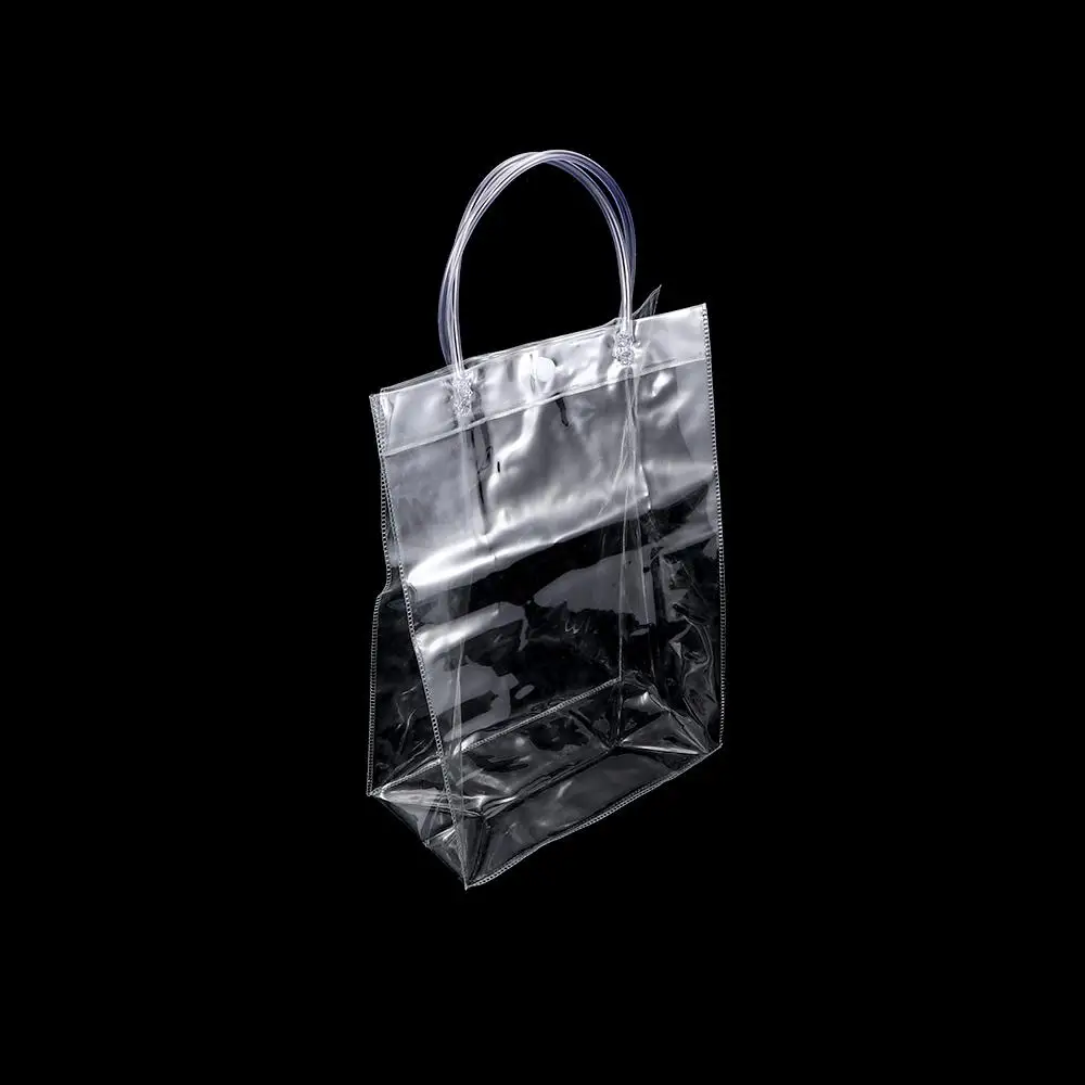 Bolsa transparente do PVC ambientalmente amigável, sacolas aprovadas, bolsa amigável instantânea