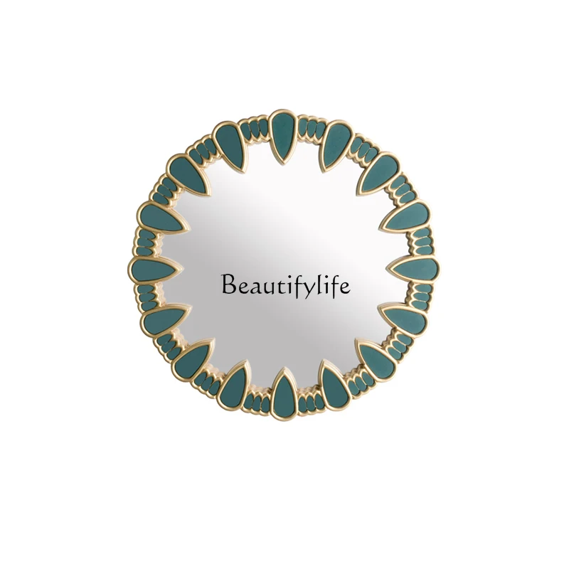 

Light luxury wall decoration pendant wall hanging mirror sofa background wall decorative mirror