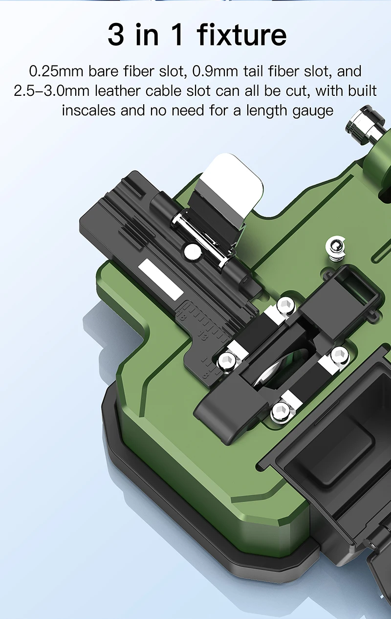 AUA-X8 One-step Fiber Cleaver FTTH Optical Fiber Cutter Fiber Optic Core Fusion
