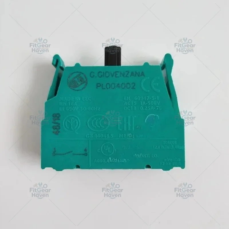Type Button Box with Normally Open & Closed Contacts PL004001 PL004002