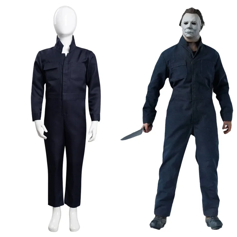 Fast Delivery 2021 Movie Halloween Kills - Michael Myers Cosplay Costume Outfits Kids Children Halloween Carnival Suit