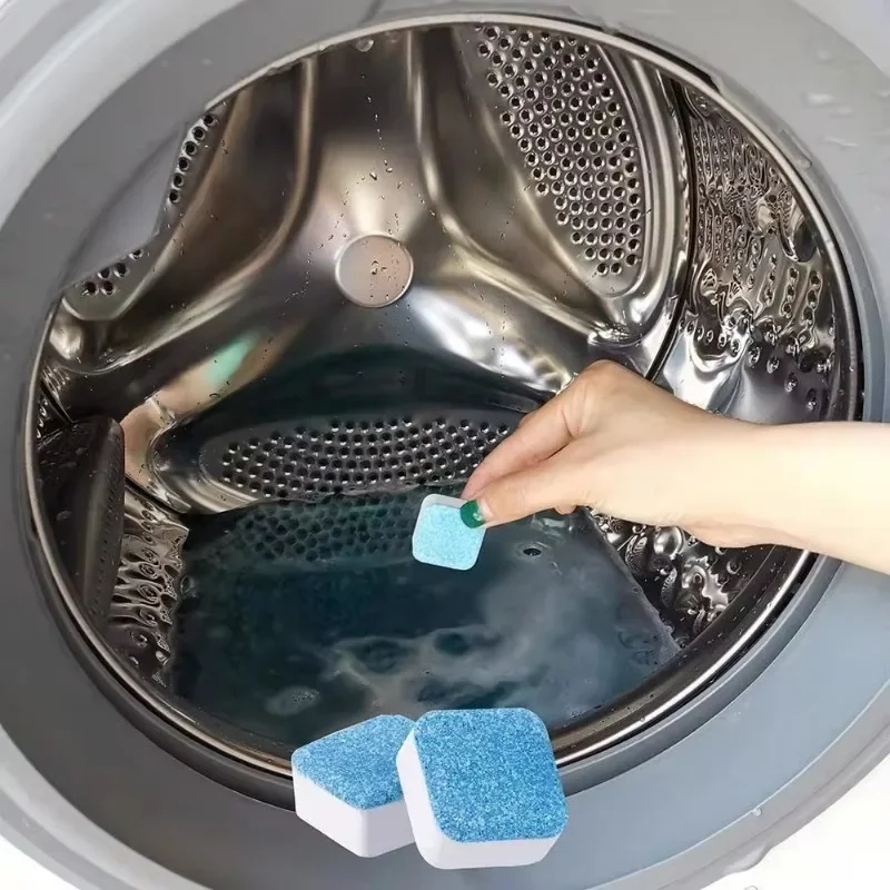 

Detergent 4/8/12 PCS Household Cleaning Accessories Washing Machine Cleaning Tablets Effervescent Cleaning Tablets Cleaner For