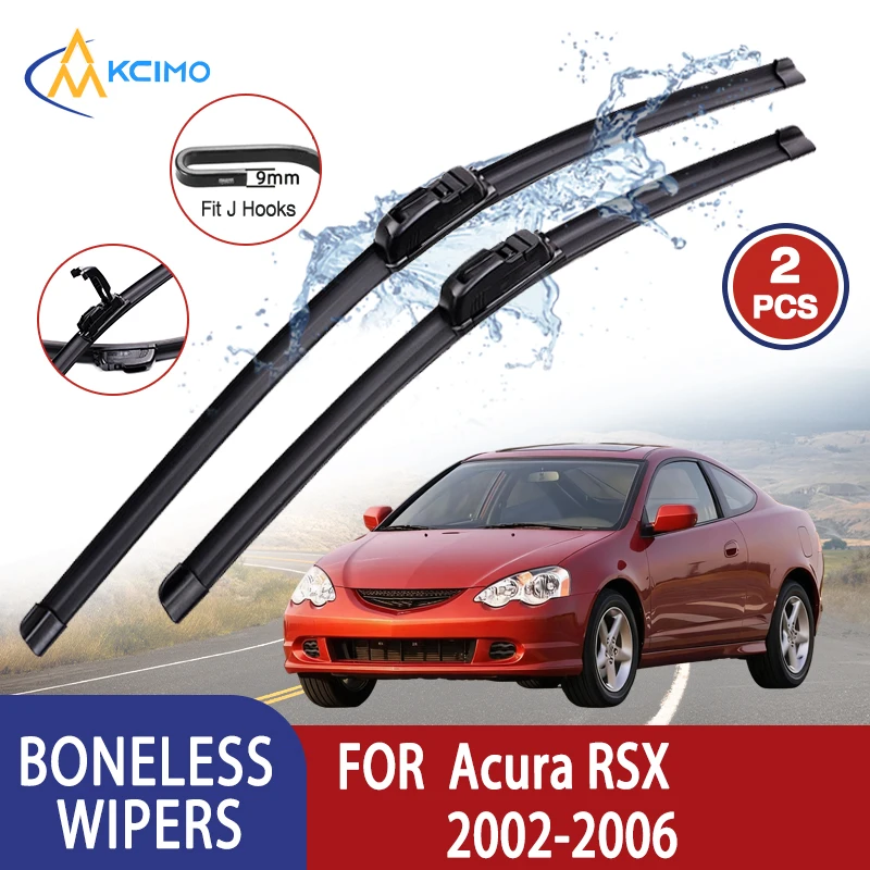 

Kcimo для Acura RSX 2002-2006 Автомобильный дворник U-типа Мягкий резиновый стеклоочиститель без костей HD Тихий прочный автомобильный дворник 24 "+ 20"