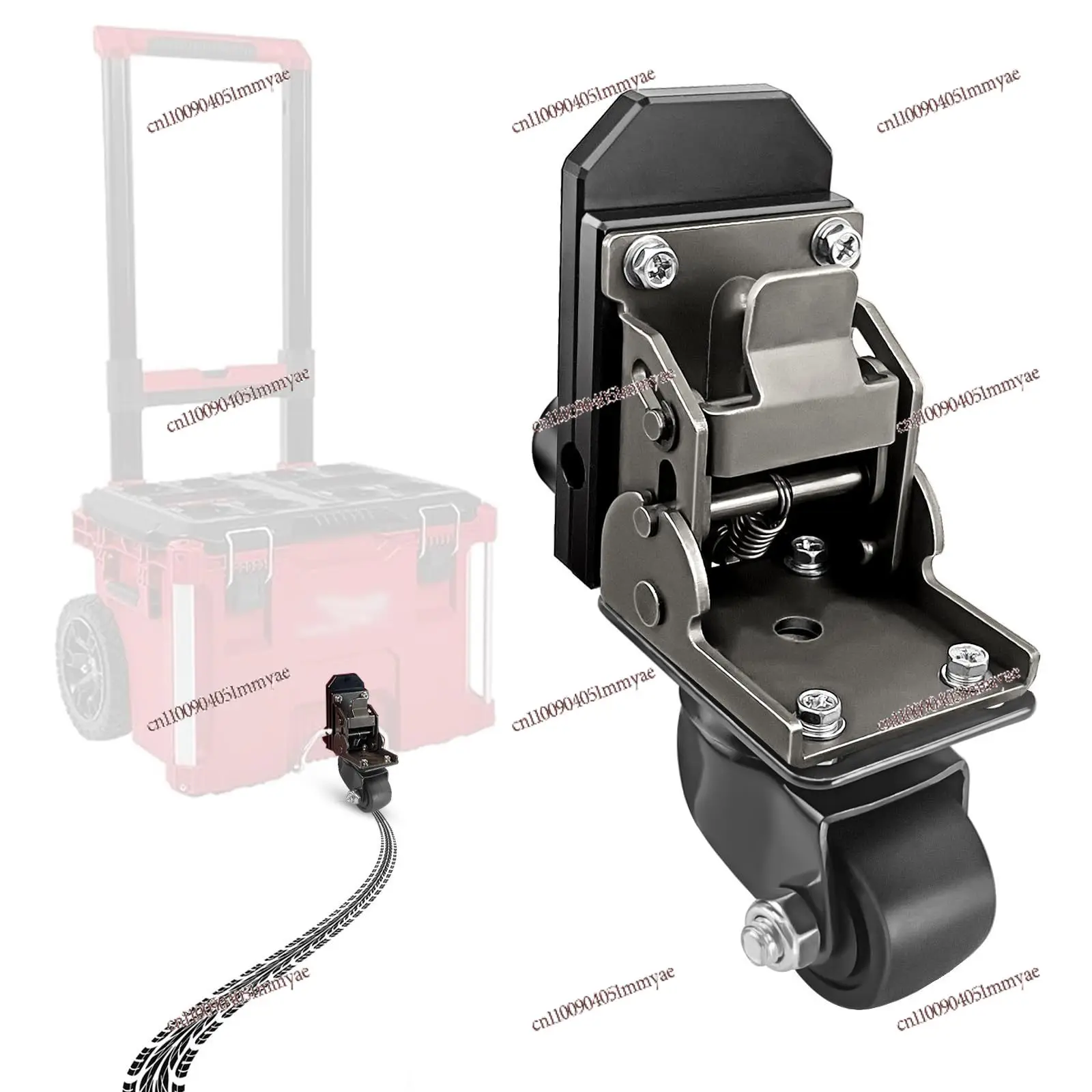 Upgraded Steel Front Wheels, Caster Kits for Rolling Toolboxes - Toolbox Accessories