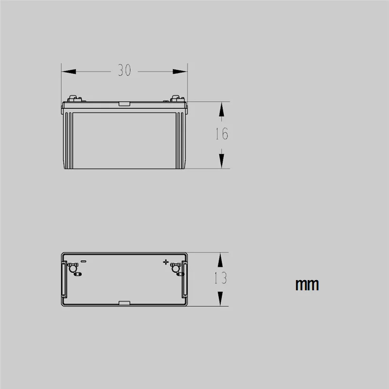 Model Car Simulation Storage Battery Battery Case for 1/14 Tamiya RC Truck SCANIA 770S 56368 VOLVO ACTROS BENZ MAN LESU Parts