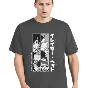 Boku Kopf Gummi in Hero Gym Cotton T-Shirt Große Männer von Männern, grafisches T-Shirt, Hip-Hop-Top, einzigartige Kleidung, Aizawa Shota 6 Hauptverkauf Aizawa - №6