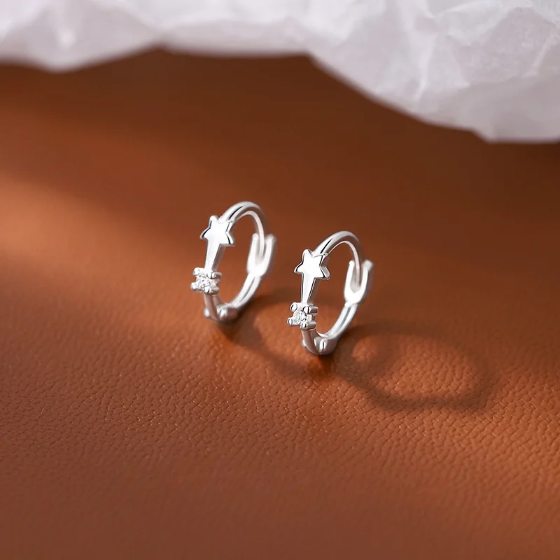 

925 Sterling Silver Earrings Zircon Earring Creative Hot Sexy Jewelry For Women Gift Customized