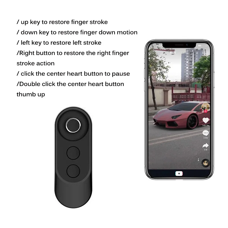 BNGF-Wireless Bluetooth Shutter Remote Control Smart Phones Photos Selfies Bluetooth Handy Remote