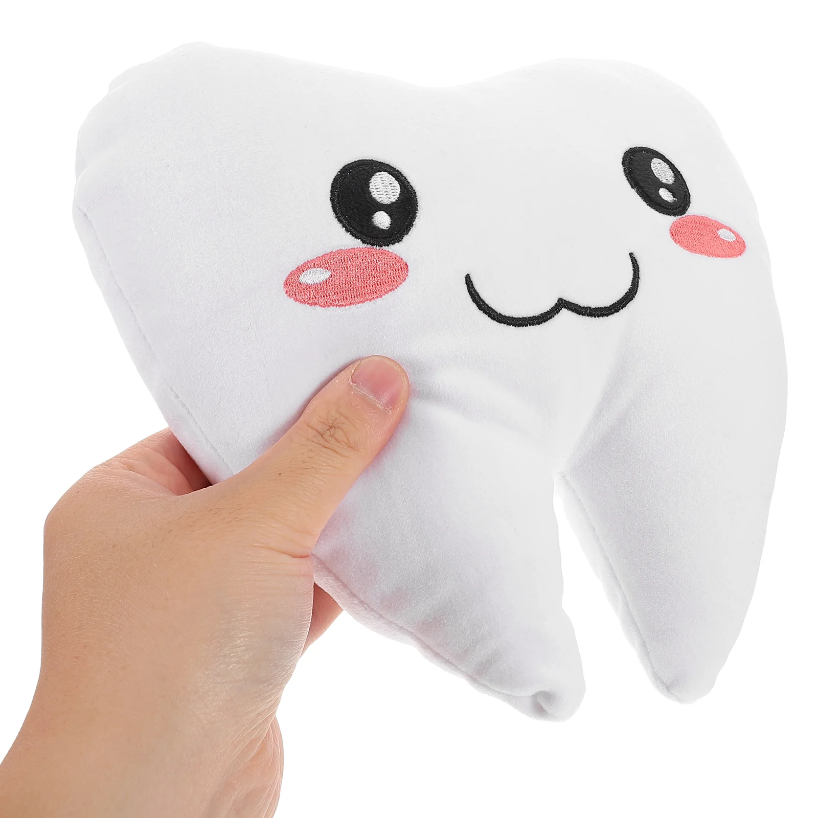 Dental Pillow Tooth with Animal Plush Filling Cute for Girls Soft Stuffed Toy Short Boys and