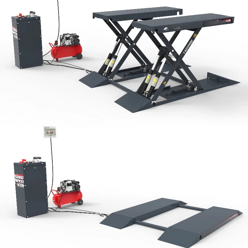 

1.4 meters four tons installation-free auto repair lift professional auto repair platform