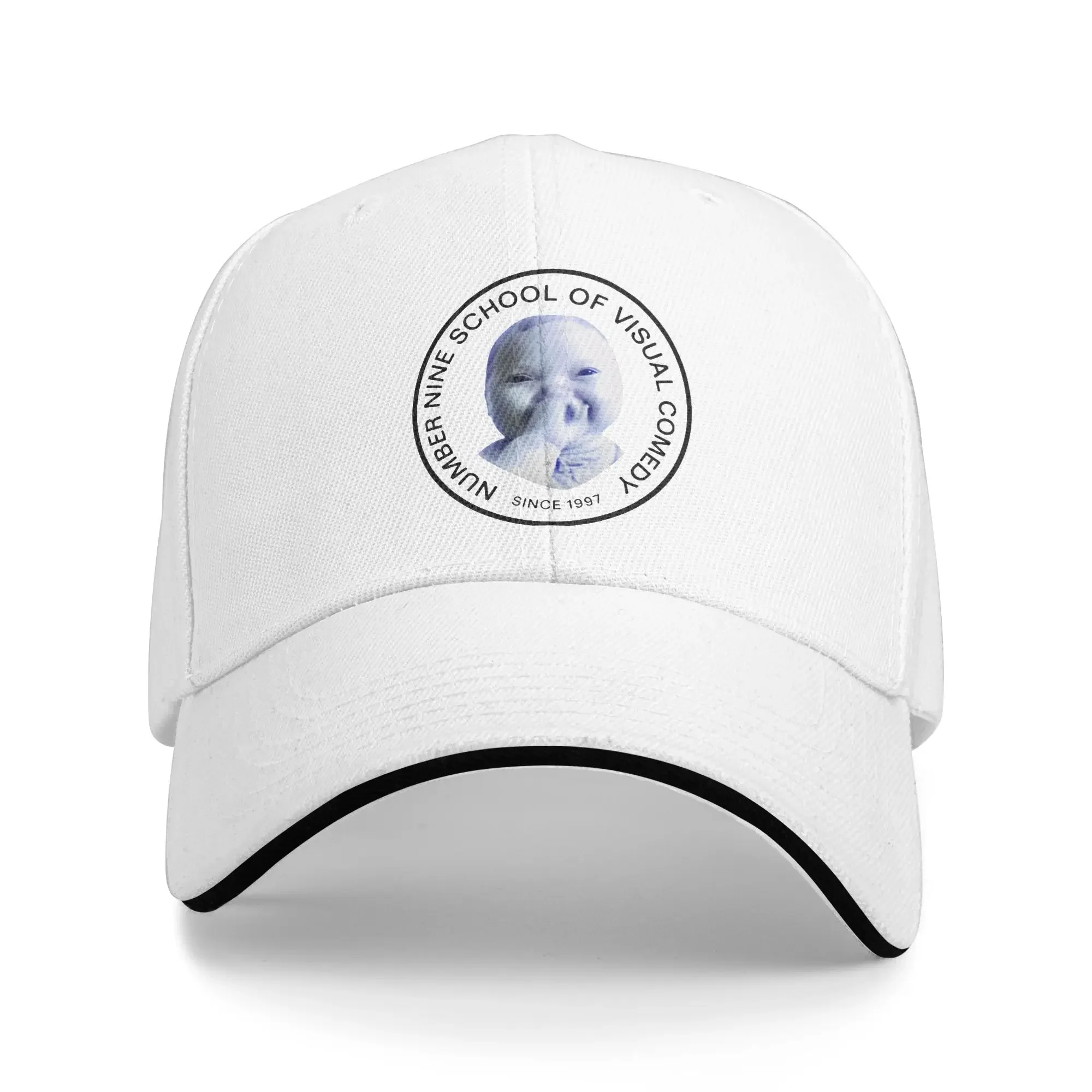 Leisure AI Niche Baby Holding Laugh Baseball Cap For Men Women Trucker Hat Outdoor Golf Adjustable Fit Sun Hats