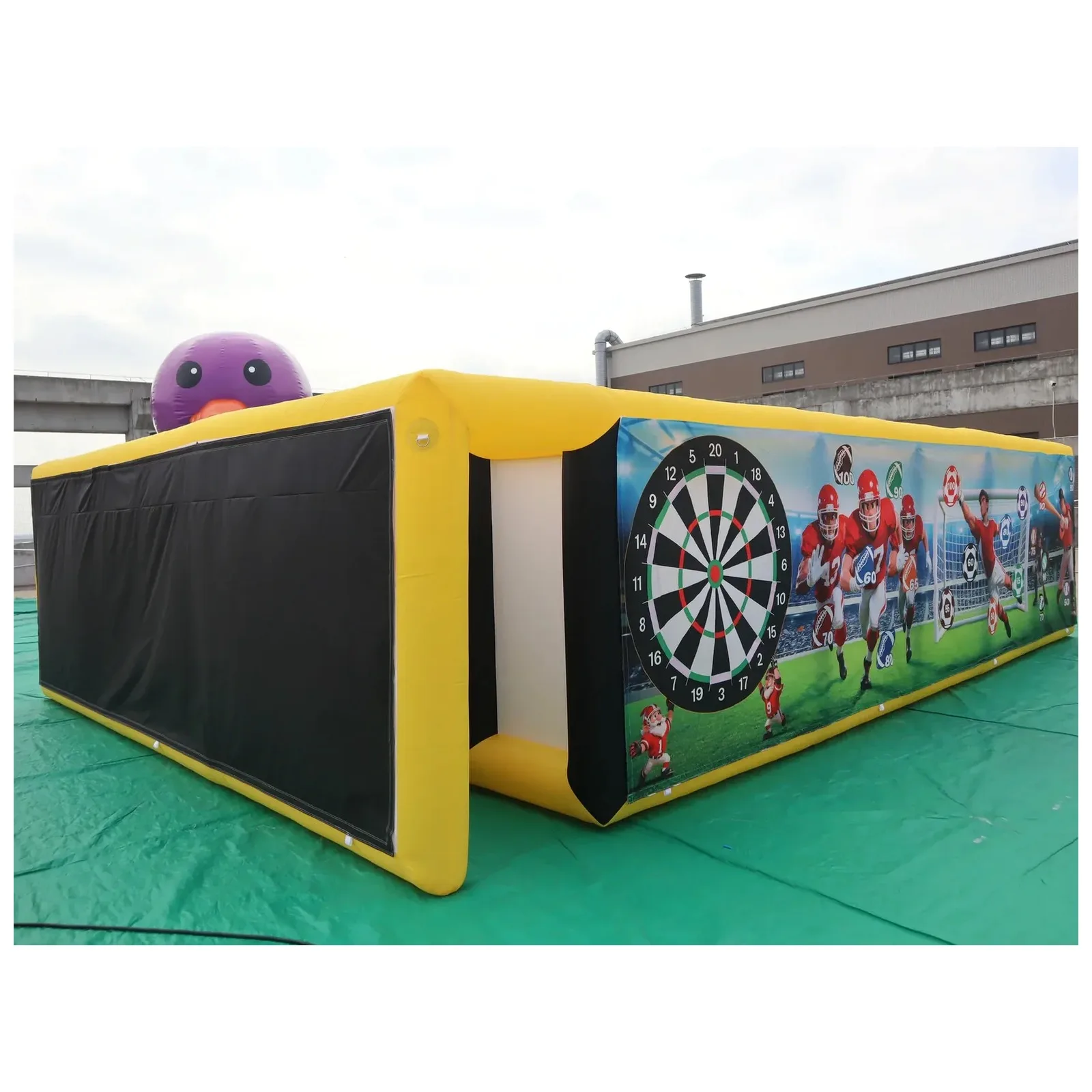 Commercial Inflatable Sports Maze 26.5X18X6.5FT with 1100W Air Blower Entertainment Kits Outdoor Party Event Rental view 2