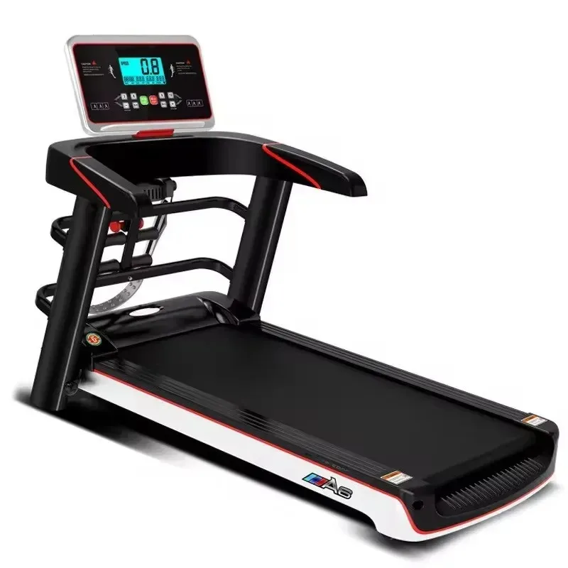 The New Home Treadmill Weight Loss Can Massage Electric Walker Full Folding Mini Fitness Equipment Exercise Machine Black